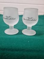 Borrelglaasjes den ouder advokaat twee stuks, Verzamelen, Glas en Borrelglaasjes, Ophalen of Verzenden, 'T Olde Gre-j, Info@toldegrej.nl