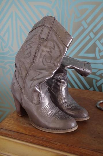 Metallic cowboy-laarzen van Bronx beschikbaar voor biedingen