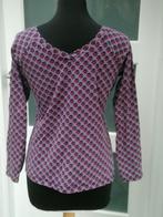 Lien & Giel stretch longsleeve maat M van 2 kanten draagbaar, Maat 38/40 (M), Blauw, Ophalen of Verzenden, Zo goed als nieuw