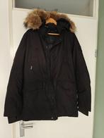 (ZGAN) Airforce jongens jas Heren winter jas Parka, Maat 52/54 (L), Zwart, Ophalen of Verzenden, Zo goed als nieuw
