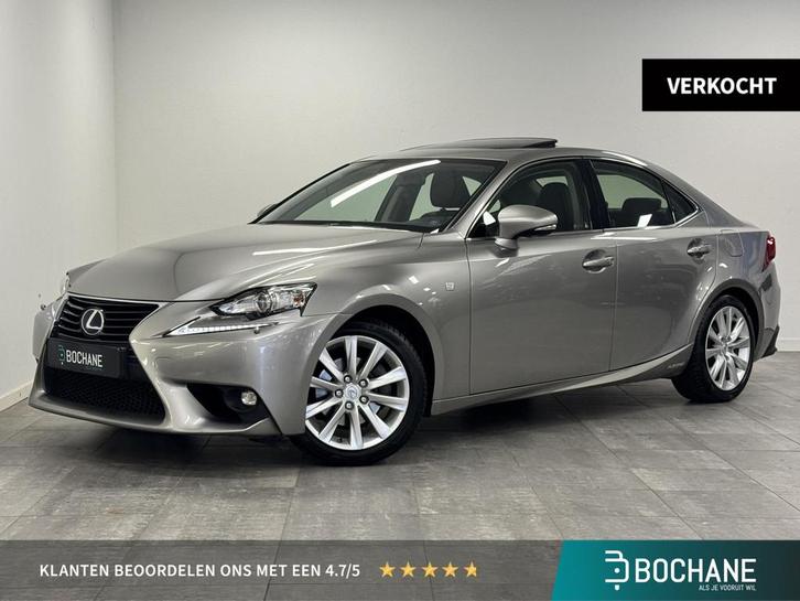 Lexus IS 300h 25th Edition | CAMERA | NAVIGATIE | SCHUIF-/KA, Auto's, Lexus, Bedrijf, Te koop, IS, ABS, Achteruitrijcamera, Airbags