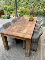 tafel teakhout  100x 249, Huis en Inrichting, Tafels | Eettafels, Ophalen, Gebruikt, 100 tot 150 cm, Teakhout
