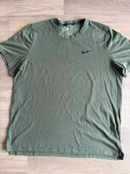 Groen heren Nike-Pro Dri-Fit shirt maat XL, Kleding | Heren, T-shirts, Ophalen of Verzenden, Gedragen, Maat 56/58 (XL), Groen