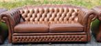 Engelse Chesterfield Springvale bank bruin leer + BEZORGING