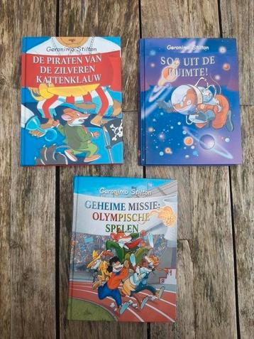 3 boeken van geronimo stilton  beschikbaar voor biedingen