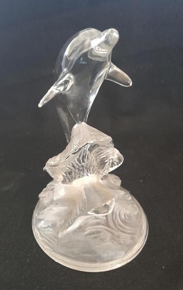 Cristal d'Arques dolfijn (lot 1) Frans kristal beschikbaar voor biedingen