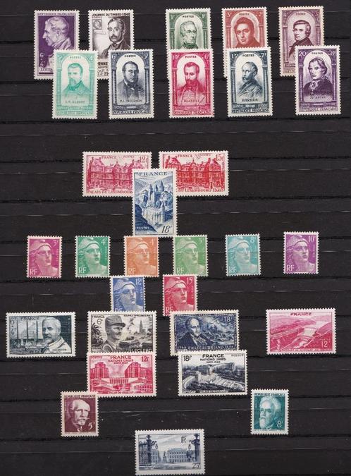 Frankrijk 1948 complete jaarcollectie postfris, Postzegels en Munten, Postzegels | Europa | Frankrijk, Postfris, Ophalen of Verzenden
