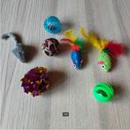 7 verschillende kattenspeeltjes | diverse balletjes, muisjes, Ophalen of Verzenden, Zo goed als nieuw, Speelbal