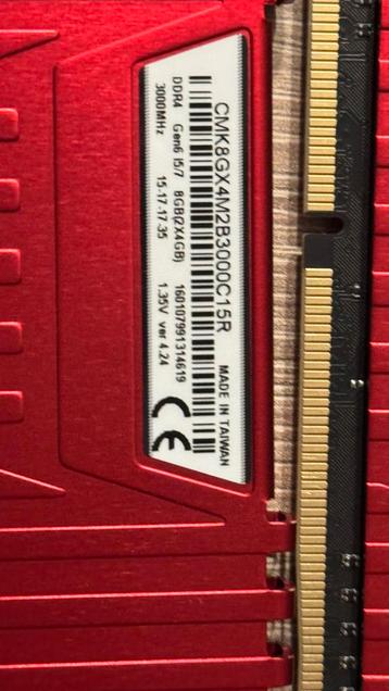 DDR4 Geheugen - 32GB (4x8GB) 3000MHz beschikbaar voor biedingen