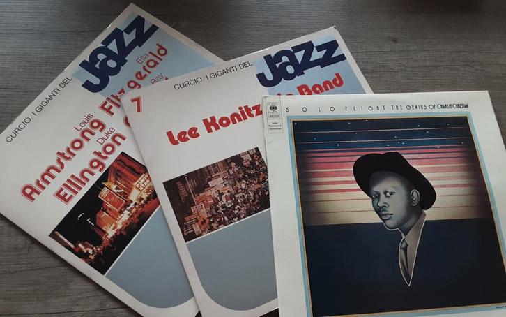 3 Jazz LP's - Armstrong, Ellington, Konitz, Cd's en Dvd's, Vinyl | Jazz en Blues, Ophalen of Verzenden
