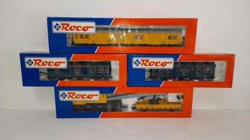 Roco H0 Bau-Zug mit Kran und Zubehör DB beschikbaar voor biedingen