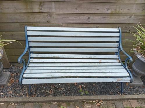 2 TUINBANKEN, Tuin en Terras, Tuinbanken, Gebruikt, Hout, Ophalen