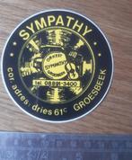 Sticker - Orkest Sympathy - Groesbeek, Verzenden, Zo goed als nieuw, Bedrijf of Vereniging