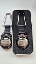 Flying Tigers Horloge met Karabijnhaak, Overige merken, Zakhorloge, Leer, Staal