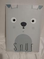 Canvas knuffel Snuf, Ophalen, Zo goed als nieuw, Wanddecoratie