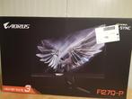 Gaming Monitor AORUS FI27Q-P 27", Computers en Software, Monitoren, Minder dan 1 ms, Zo goed als nieuw, DisplayPort, Ophalen