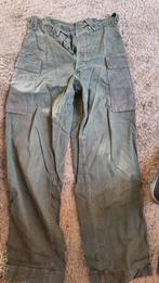 Vintage Militaire Broek - Legergroen, Onbekend, Overige maten, Ophalen of Verzenden, Gedragen