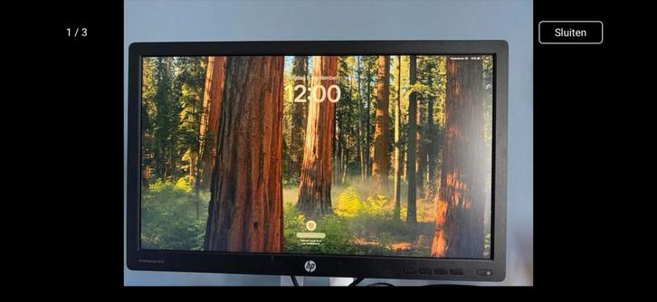 HP Monitor 22 inch, Computers en Software, Monitoren, Zo goed als nieuw, 60 Hz of minder, HDMI, LED, Full HD, 5 ms of meer, Ophalen of Verzenden