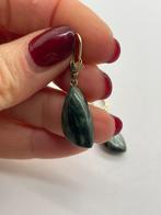 A978 Prachtige zilveren oorbellen serafiniet, Sieraden, Tassen en Uiterlijk, Hangers, Ophalen of Verzenden, X, Met edelsteen