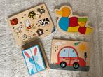 4 houten puzzels, Ophalen, Gebruikt