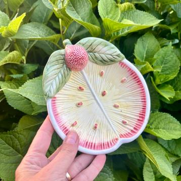 Vintage keramiek fruit schaaltje schoteltje fruitdecor beschikbaar voor biedingen