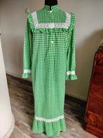 Vintage maxi jurk, Ophalen of Verzenden, Zo goed als nieuw, Groen, Onder de knie