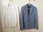 Witte blouse katoen maat 158 164, H&M, Ophalen of Verzenden, Zo goed als nieuw, Jongen