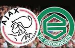 5 kaartjes Ajax Groningen naast elkaar, Tickets en Kaartjes, Twee personen, Oktober