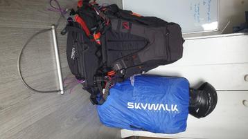 Parapente set: Scherm, Reversible Harnass, Helm  beschikbaar voor biedingen