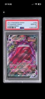 Gengar 157 VMAX FA PSA 10 - Fusion Strike, Ophalen of Verzenden, Zo goed als nieuw, Losse kaart