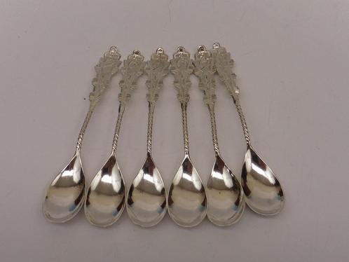 6 zilveren theelepeltjes                                 Z33, Antiek en Kunst, Antiek | Goud en Zilver, Zilver, Ophalen of Verzenden