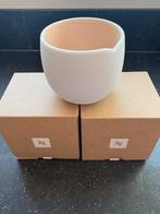 2 Nespresso origin lungo kopjes nieuw, Ophalen of Verzenden, Overige stijlen, Kop(pen) en/of Schotel(s), Glas