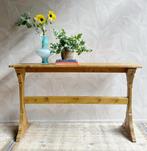 Vintage oud grenen sidetable, Huis en Inrichting, Tafels | Sidetables, Ophalen, -, -, -