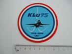 sticker oud KLU Luchtmacht leger 75 f16 vliegtuig militair, Verzenden, Zo goed als nieuw, Bedrijf of Vereniging
