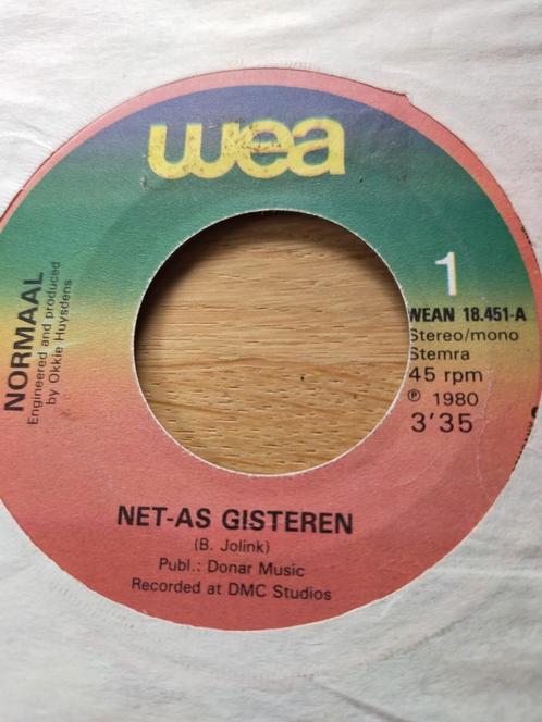Normaal , net as gisteren, Cd's en Dvd's, Vinyl Singles, Zo goed als nieuw, Nederlandstalig, Ophalen of Verzenden