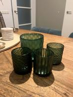 Groene kaarsenhouder set van Dekocandle., Huis en Inrichting, Woonaccessoires | Kandelaars en Kaarsen, Overige materialen, Ophalen of Verzenden