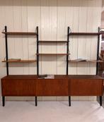 Poul Cadovius by Royal Systeem vintage modulair wandsysteem, Huis en Inrichting, Kasten | Wandmeubels, Gebruikt, 200 cm of meer