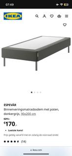 Ikea boxspring, 90 cm, Tweepersoons, Ophalen of Verzenden, Zo goed als nieuw
