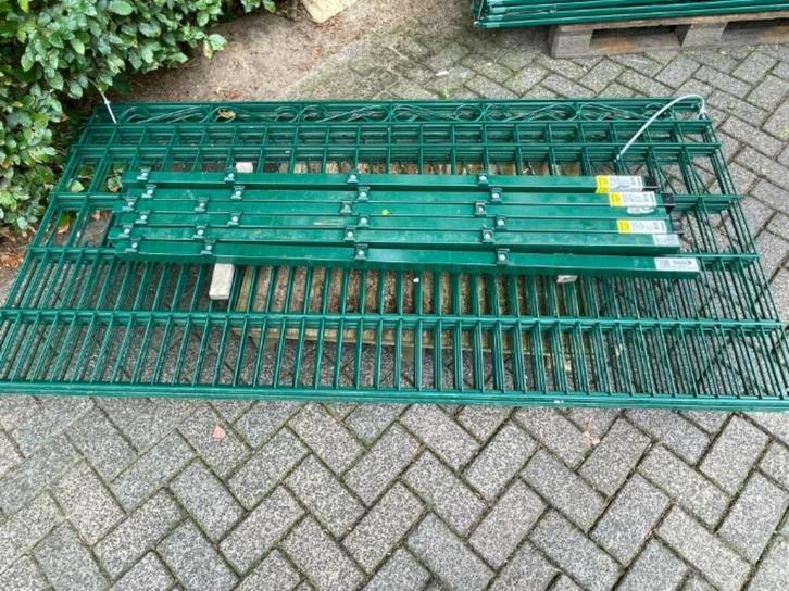 Dubbelstaafsmatten pakket 60 cm – 24 m – 6/5/6 zwart, Tuin en Terras, Tuinhekken en Hekwerk, Zo goed als nieuw, Dubbelstaafmat hekwerk