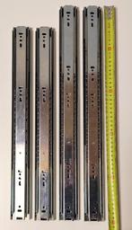 2 sets Hettich ladegeleiders, Ophalen, Gebruikt, Rvs, Overige typen