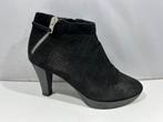 Carmens, maat 39, zwarte laarsjes met subtiele glinstering, Verzenden, Zwart, Lage of Enkellaarzen, Zo goed als nieuw