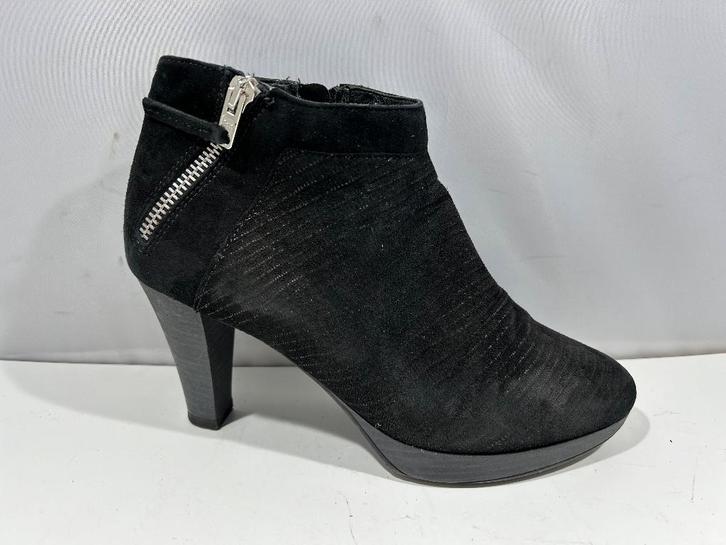 Carmens, maat 39, zwarte laarsjes met subtiele glinstering, Kleding | Dames, Schoenen, Zo goed als nieuw, Lage of Enkellaarzen