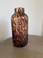 Cheetah vaas, Huis en Inrichting, Woonaccessoires | Vazen, Ophalen, Overige kleuren, Minder dan 50 cm, Glas