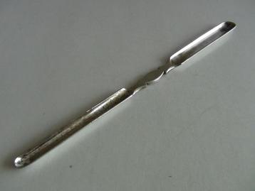 antiek zilver plated mergboor engels 19e eeuw  L65 beschikbaar voor biedingen