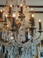 140 cm cristal kroonluchter 19e eeuw, Ophalen of Verzenden