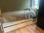 Ikea  slakt halfhoog slaper met ideale lades. Wit, Huis en Inrichting, Ophalen, 90 cm, Eenpersoons, Wit