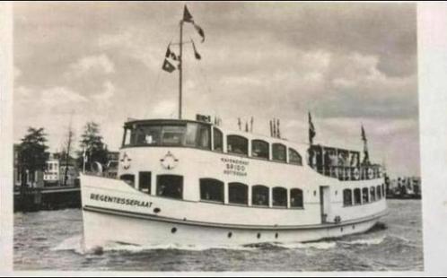 Regentesseplaat  SPIDO  rondvaart Rotterdam, Verzamelen, Scheepvaart, Kaart, Foto of Prent, Motorboot, Verzenden