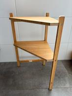 Ikea Ragrund wastafel/hoekrek bamboe, Huis en Inrichting, Badkamer | Badkamermeubels, Ophalen, Gebruikt, 50 tot 100 cm, Minder dan 100 cm