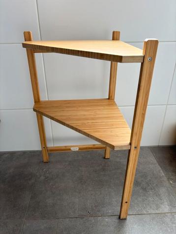 Ikea Ragrund wastafel/hoekrek bamboe beschikbaar voor biedingen