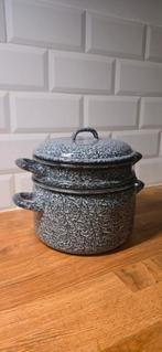 Emmaile stoompan, Huis en Inrichting, Keuken | Potten en Pannen, Ophalen of Verzenden, Gebruikt, Overige materialen